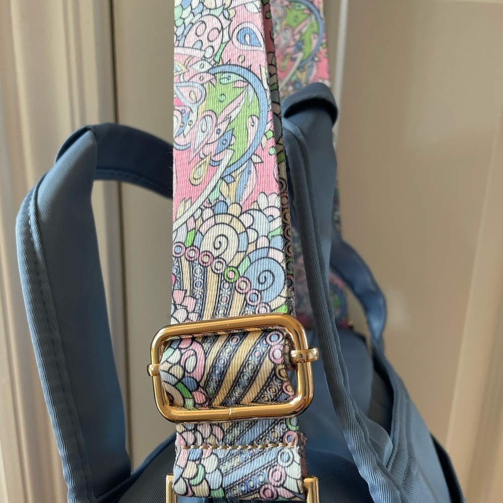 Samantha Brown Stylish Blue Crossbody Travel Tote